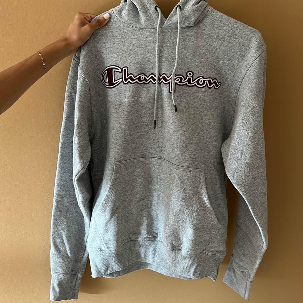 Gray Champion hoodie